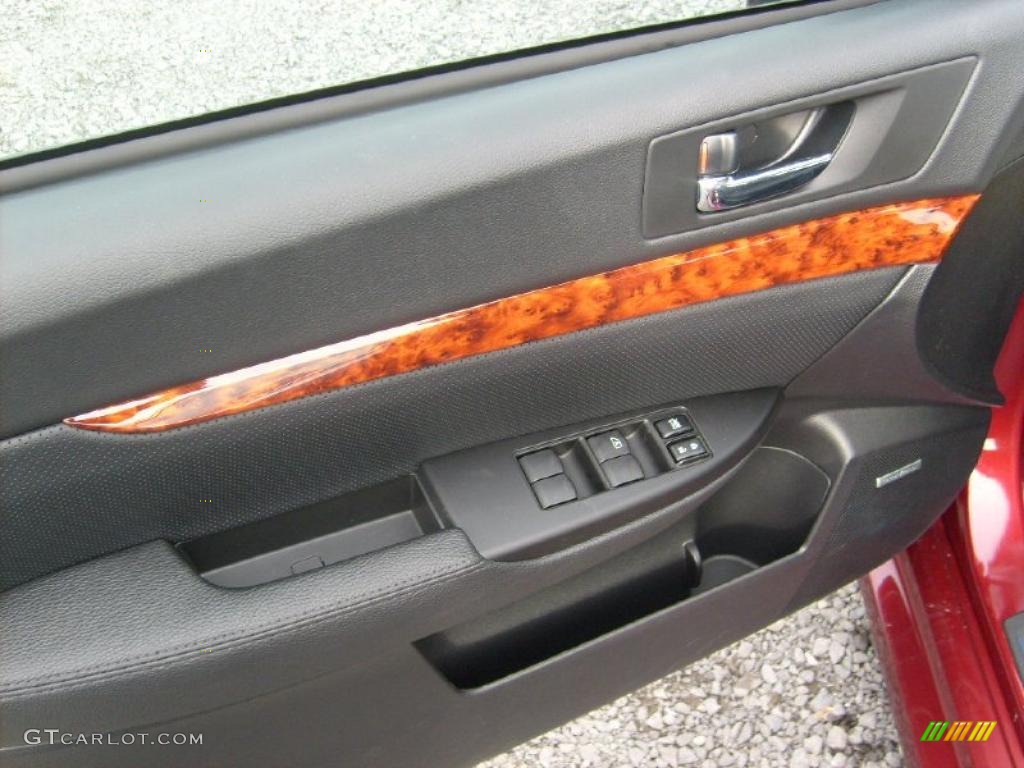 2011 Subaru Legacy 2.5i Limited Off-Black Door Panel Photo #46022086