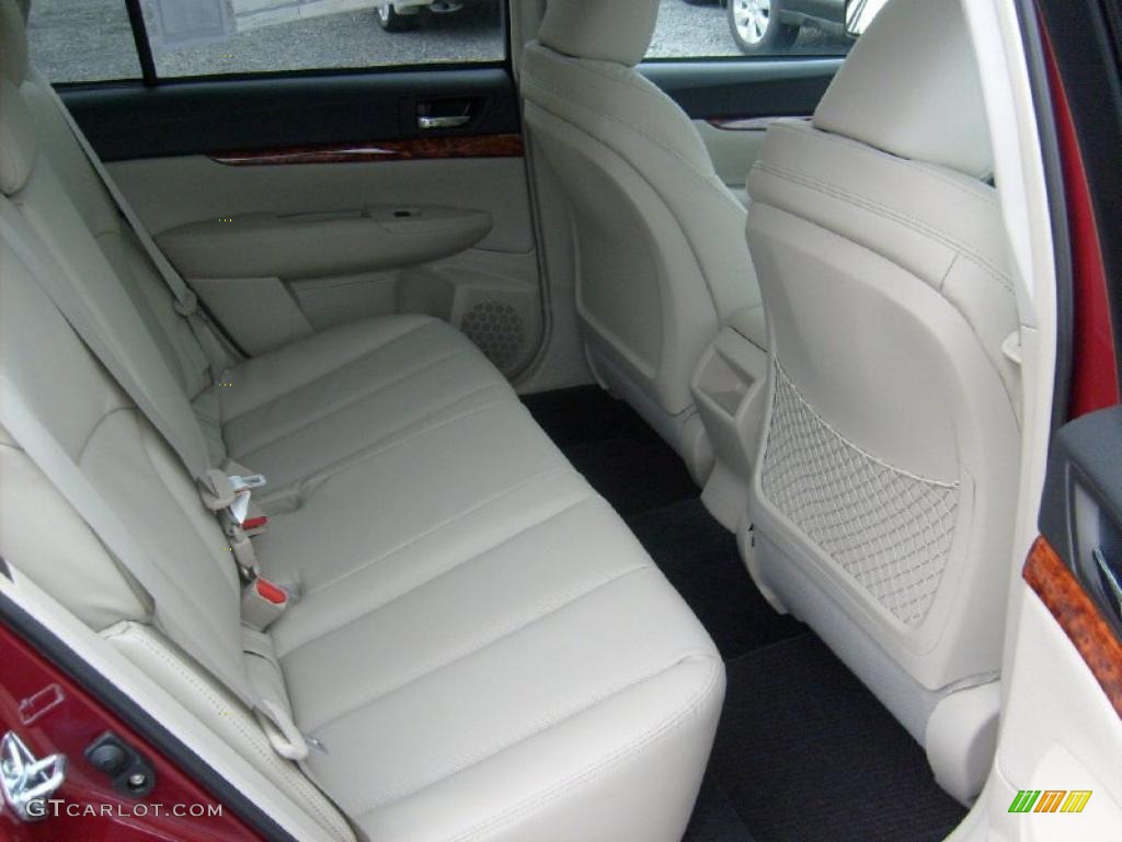 2011 Outback 2.5i Limited Wagon - Ruby Red Pearl / Warm Ivory photo #17