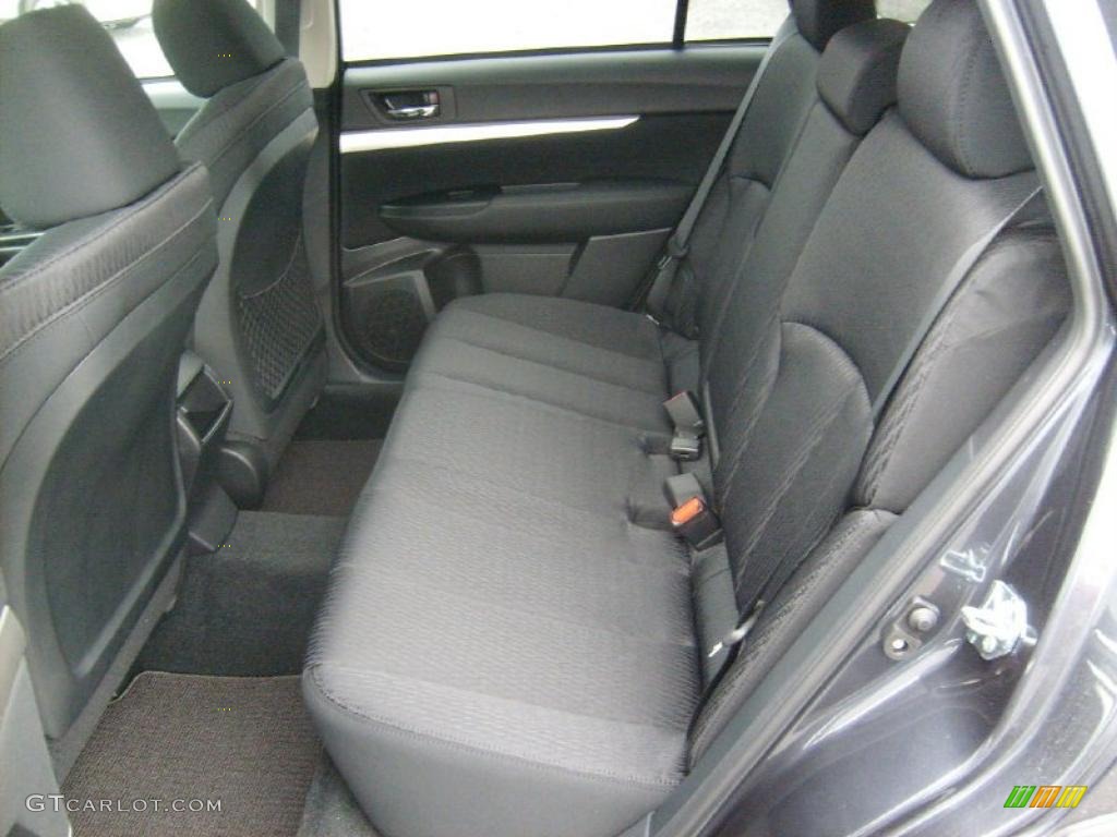 Off Black Interior 2011 Subaru Outback 2.5i Premium Wagon Photo #46022224