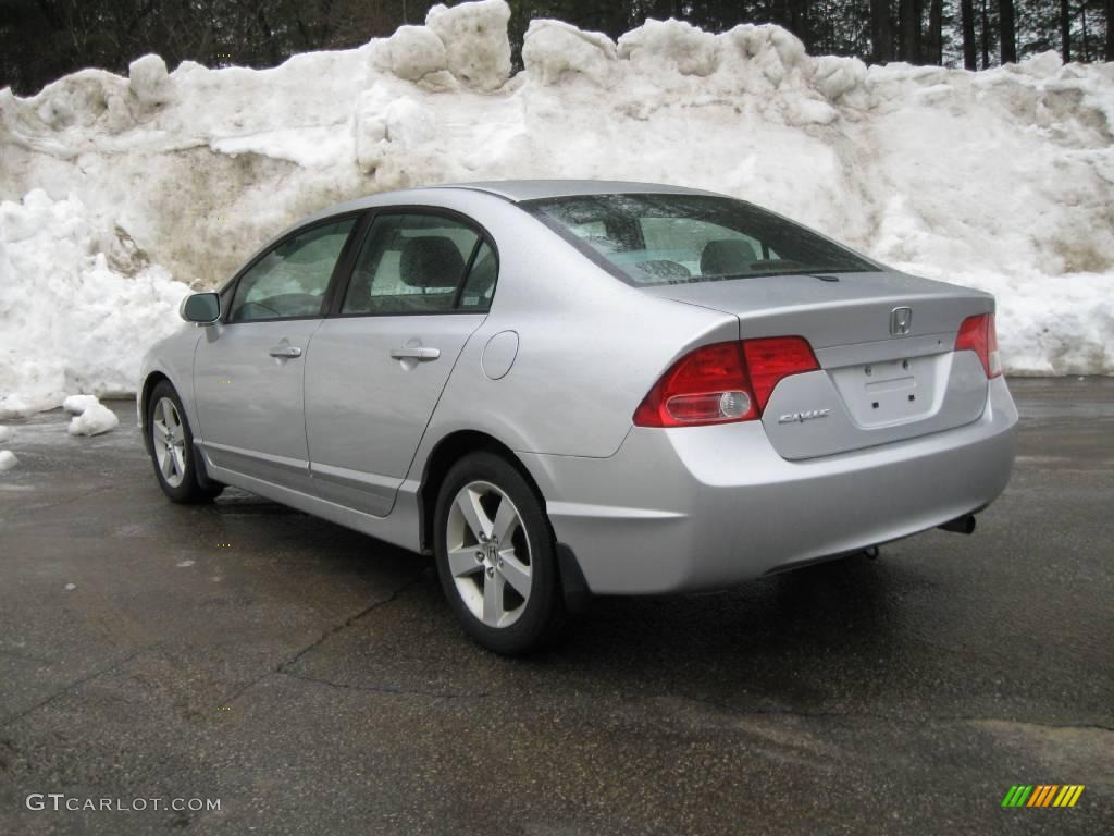 2006 Civic EX Sedan - Alabaster Silver Metallic / Gray photo #11