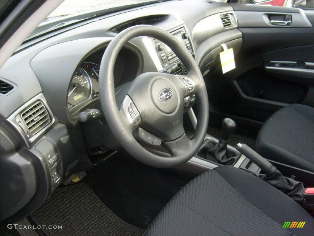 Black Interior 2011 Subaru Forester 2.5 X Premium Photo #46022380