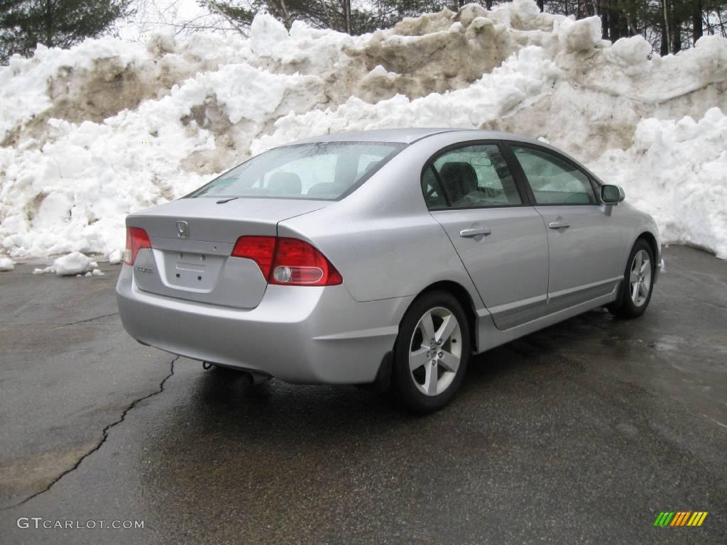 2006 Civic EX Sedan - Alabaster Silver Metallic / Gray photo #12
