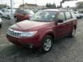 Camelia Red Metallic 2011 Subaru Forester 2.5 X Exterior