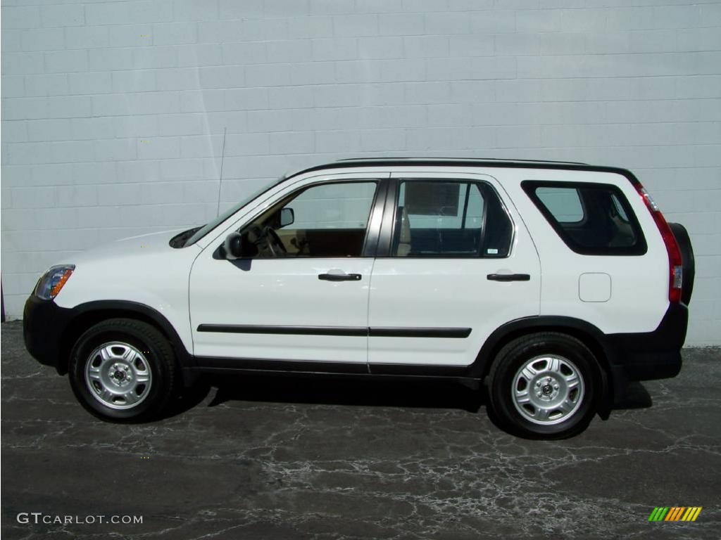 2006 CR-V LX 4WD - Taffeta White / Ivory photo #4