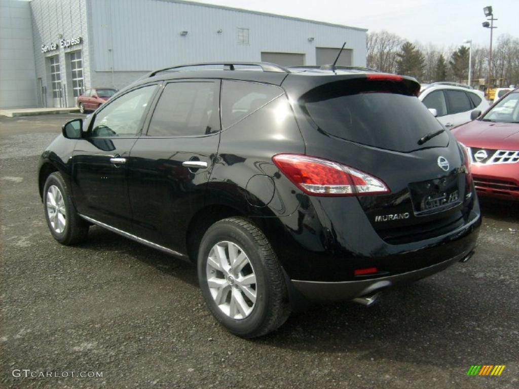 2011 Murano SL AWD - Super Black / Black photo #2