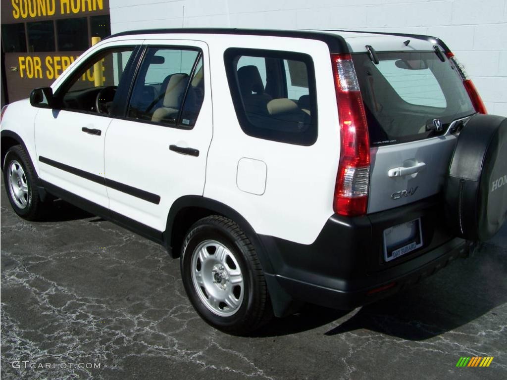 2006 CR-V LX 4WD - Taffeta White / Ivory photo #5