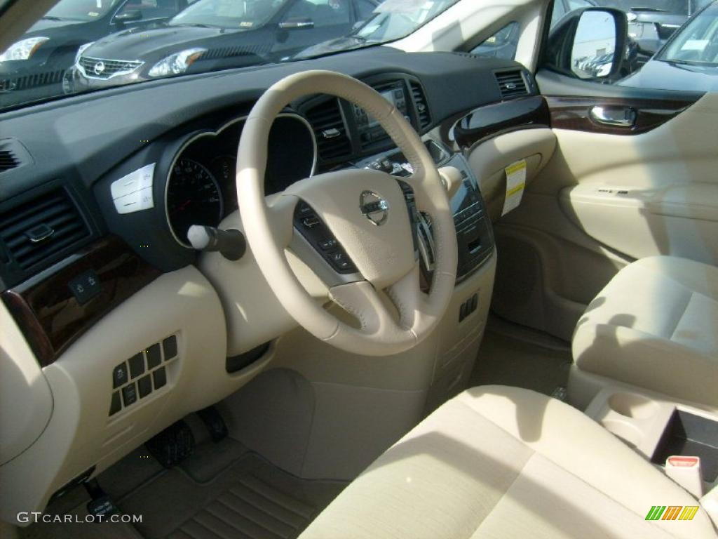 2011 Nissan Quest 3.5 SV Beige Dashboard Photo #46023019