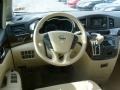 Beige 2011 Nissan Quest 3.5 SV Steering Wheel