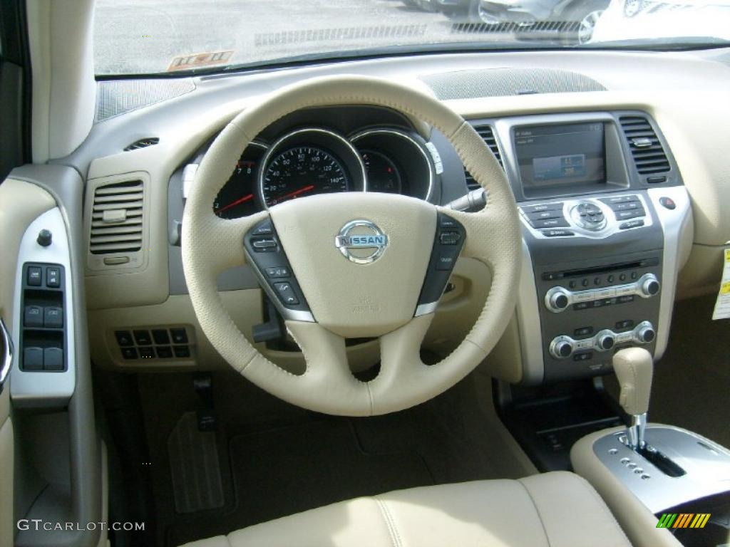 2011 Nissan Murano SL AWD Beige Dashboard Photo #46023190