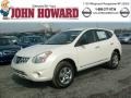 2011 Pearl White Nissan Rogue S AWD  photo #1