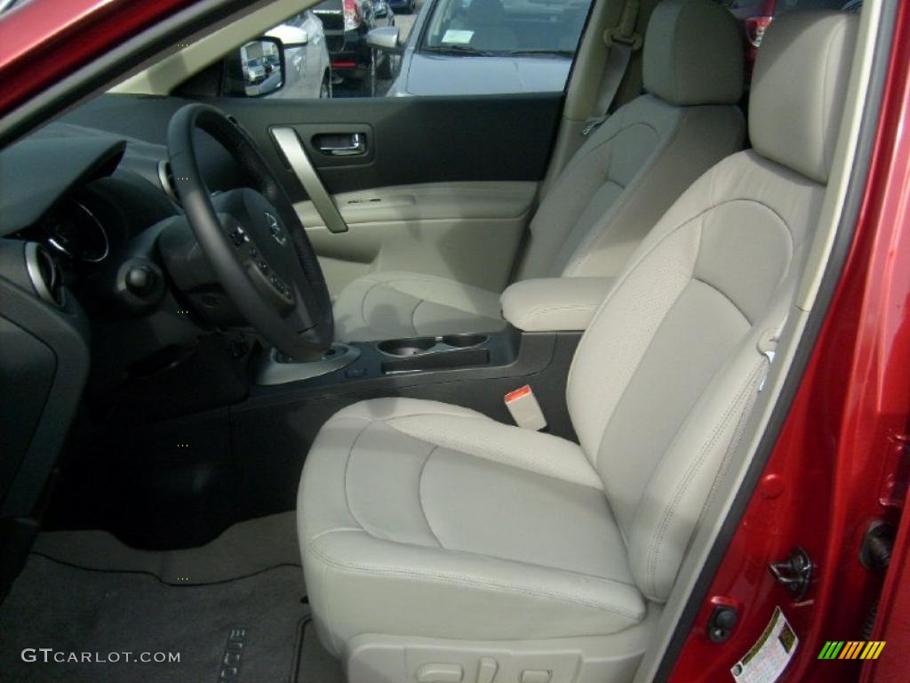2011 Rogue SL AWD - Cayenne Red / Gray photo #3