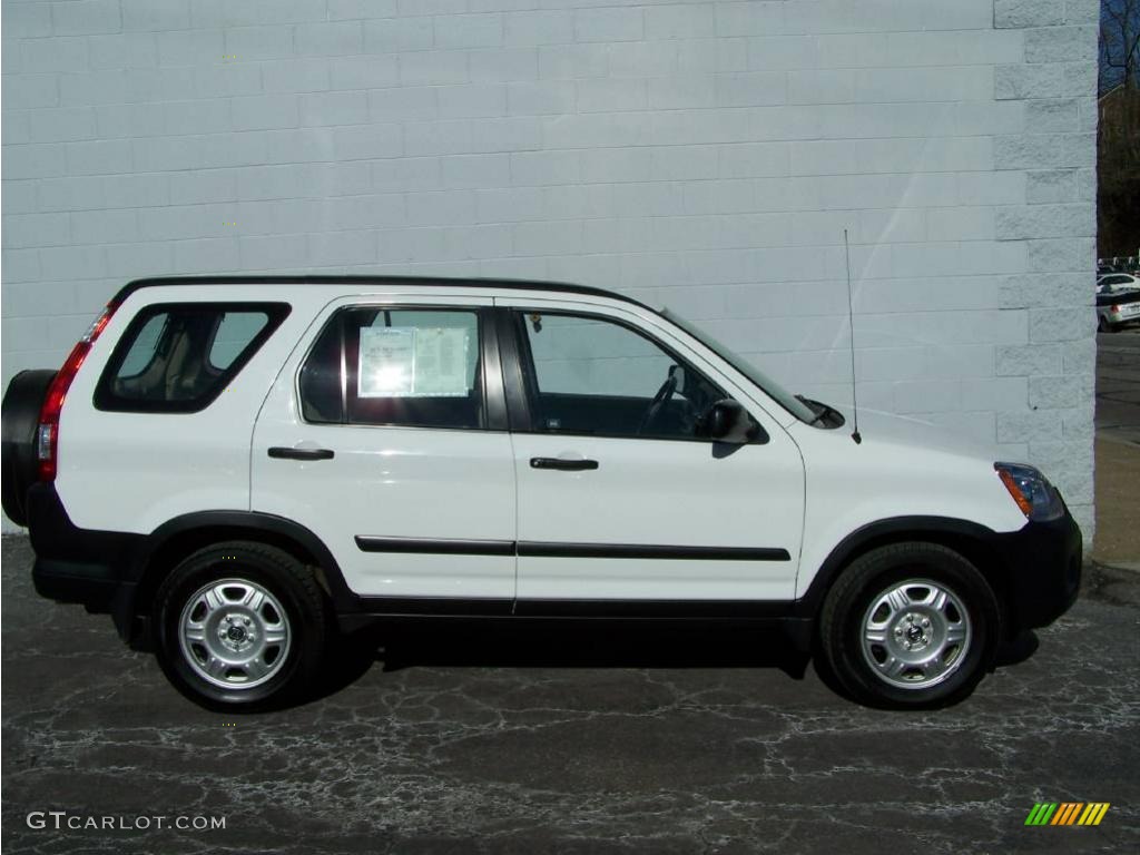 2006 CR-V LX 4WD - Taffeta White / Ivory photo #9