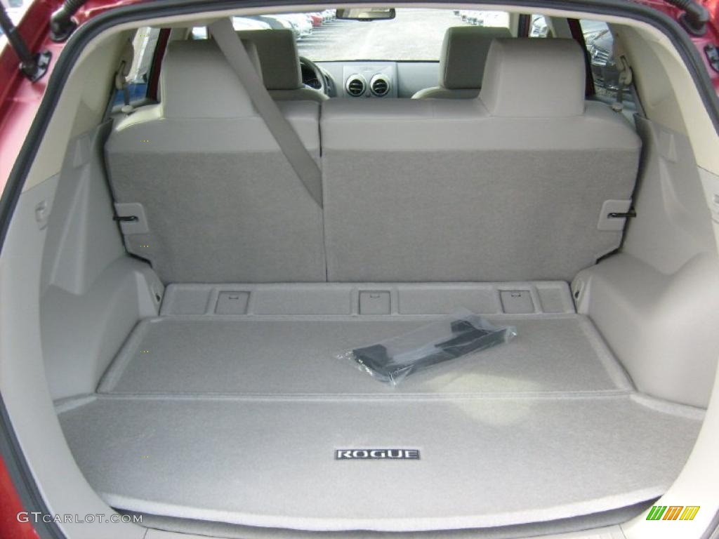 2011 Rogue SL AWD - Cayenne Red / Gray photo #16