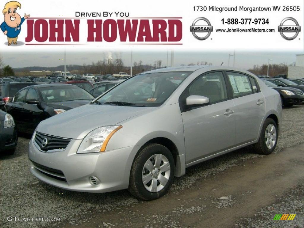 2011 Sentra 2.0 - Brilliant Silver Metallic / Charcoal photo #1