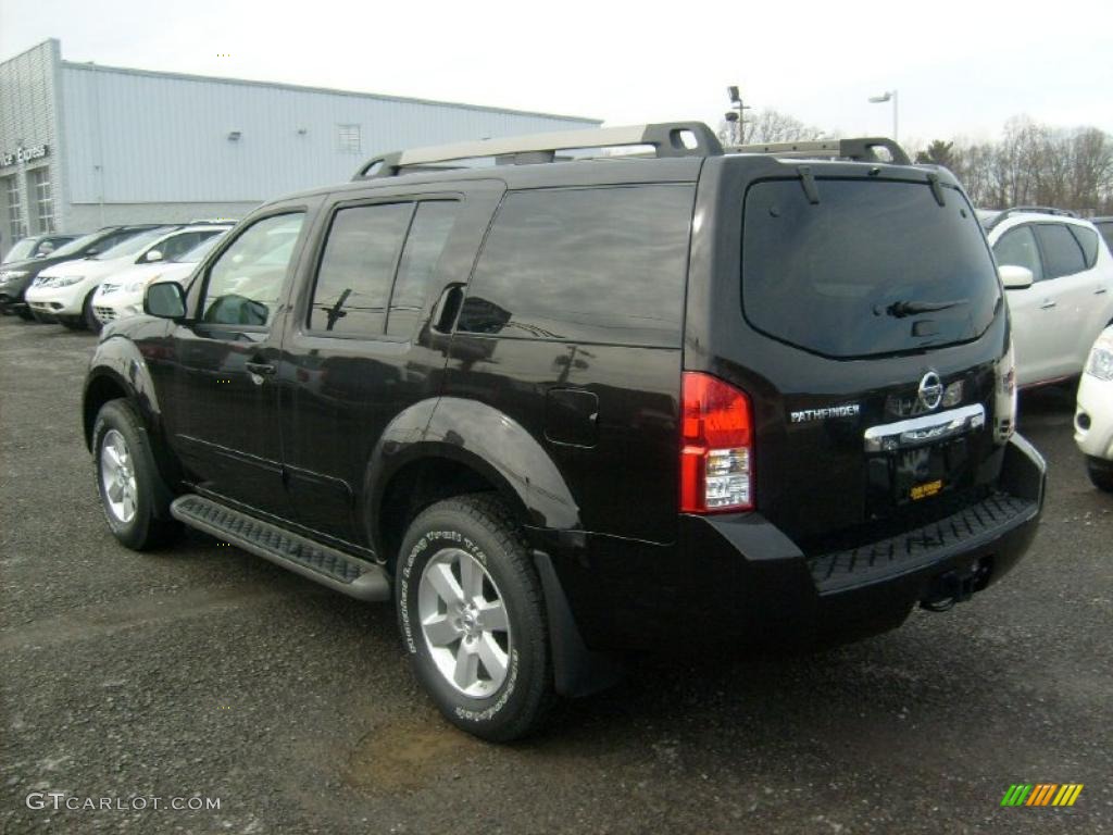 2011 Pathfinder SV 4x4 - Espresso Black / Cafe Latte photo #2