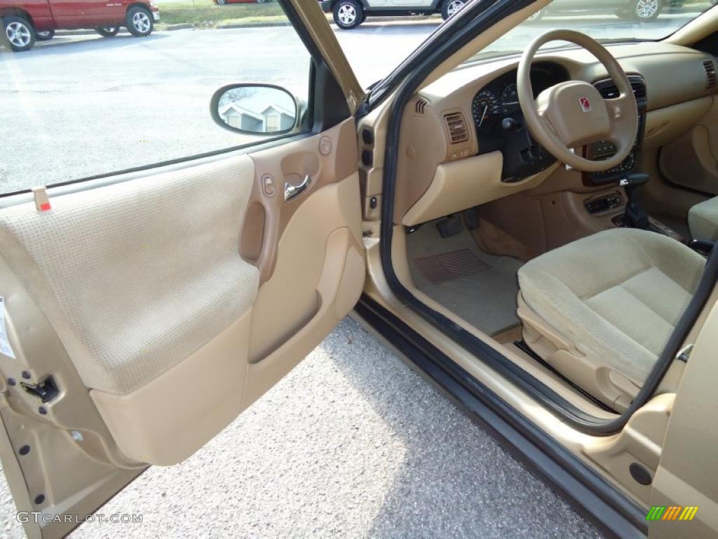 Tan Interior 2001 Saturn L Series L200 Sedan Photo #46024903