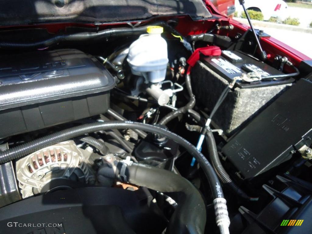 2007 Ram 1500 ST Quad Cab - Inferno Red Crystal Pearl / Medium Slate Gray photo #24