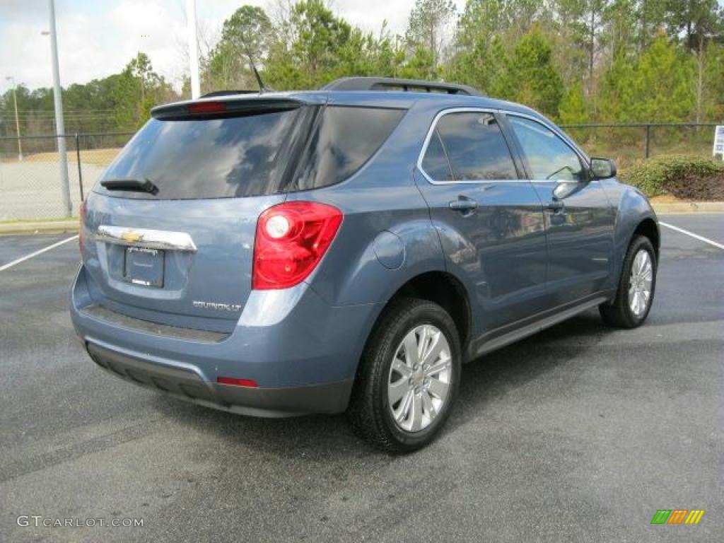 2011 Equinox LT - Twilight Blue Metallic / Light Titanium/Jet Black photo #2