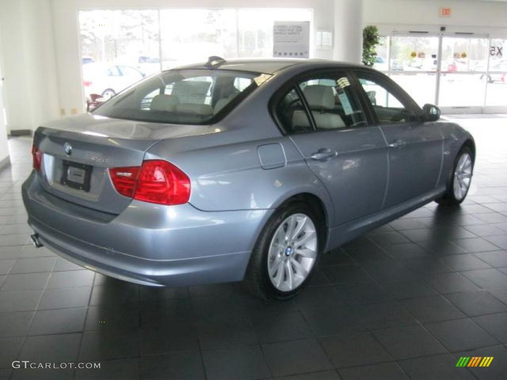 2011 3 Series 328i Sedan - Blue Water Metallic / Oyster/Black Dakota Leather photo #2