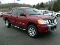 Red Brawn 2008 Nissan Titan SE Crew Cab 4x4 Exterior