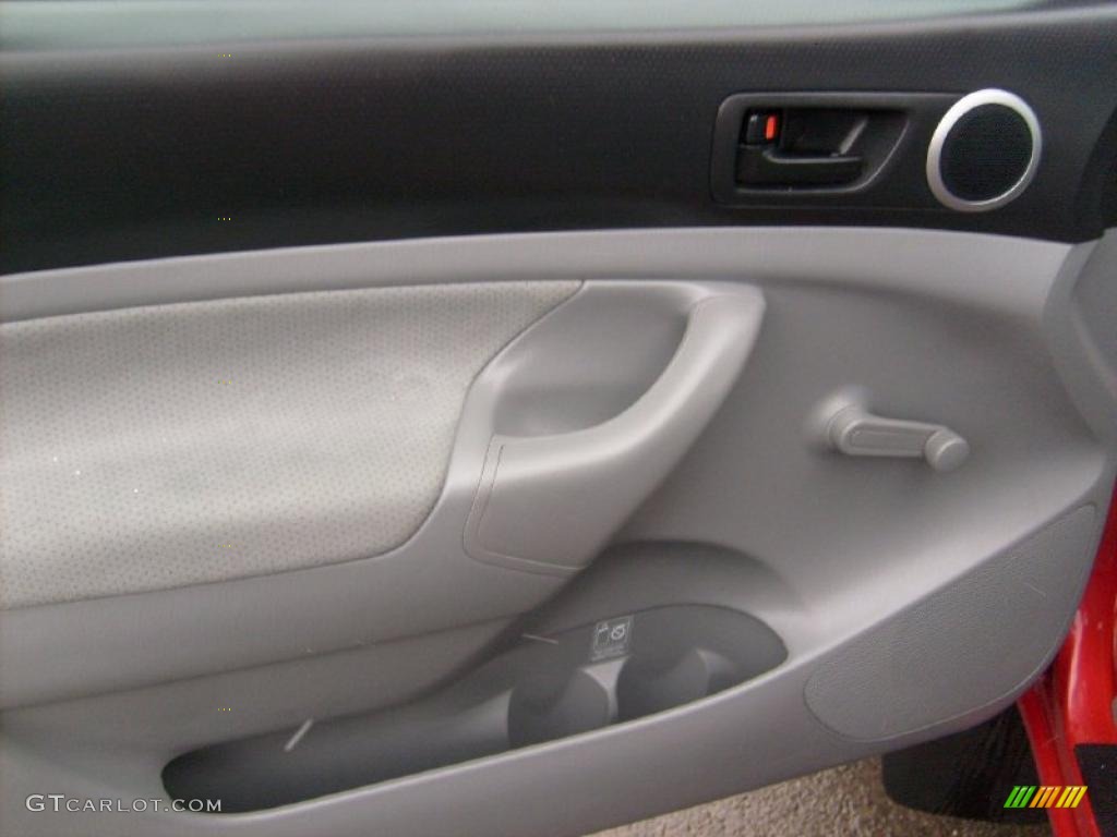 2010 Toyota Tacoma Regular Cab 4x4 Graphite Door Panel Photo #46026889