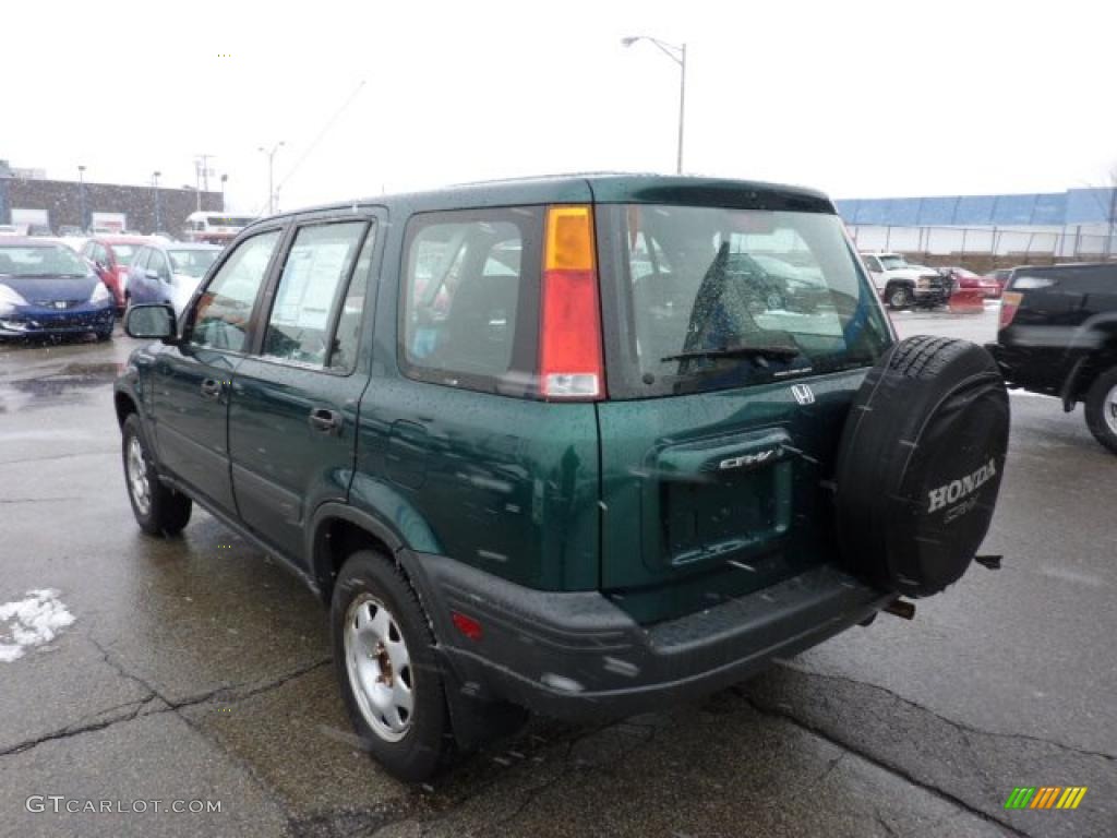 1999 CR-V LX 4WD - Clover Green Pearl / Charcoal photo #2