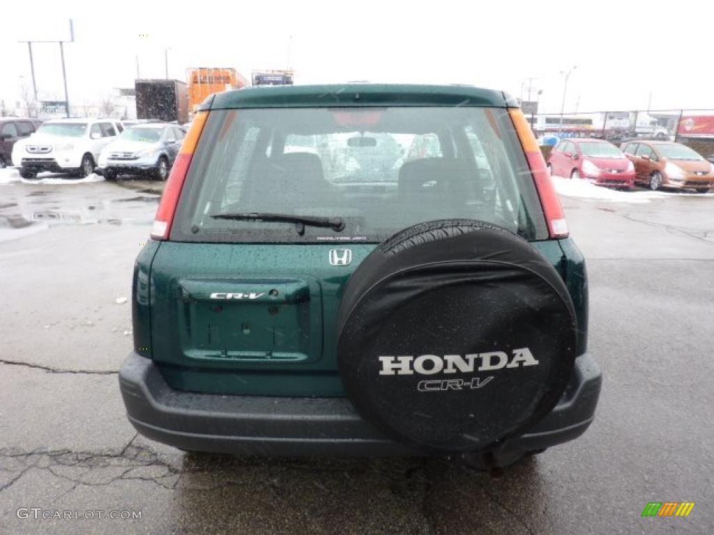 1999 CR-V LX 4WD - Clover Green Pearl / Charcoal photo #3