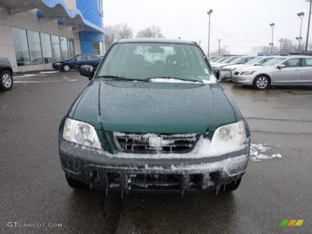 1999 CR-V LX 4WD - Clover Green Pearl / Charcoal photo #6