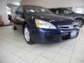 2007 Royal Blue Pearl Honda Accord EX Sedan  photo #3