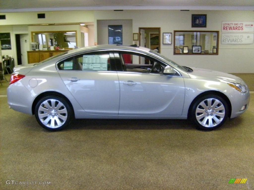 Quicksilver Metallic 2011 Buick Regal CXL Turbo Exterior Photo #46028728