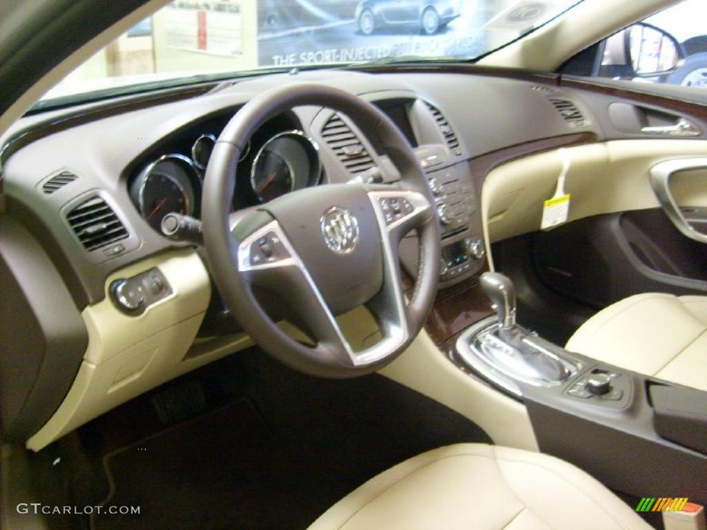 Cashmere Interior 2011 Buick Regal CXL Turbo Photo #46028842