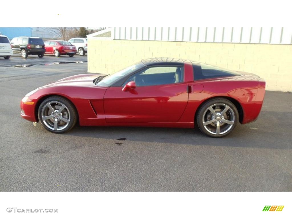 Crystal Red Metallic 2010 Chevrolet Corvette Coupe Exterior Photo #46029076