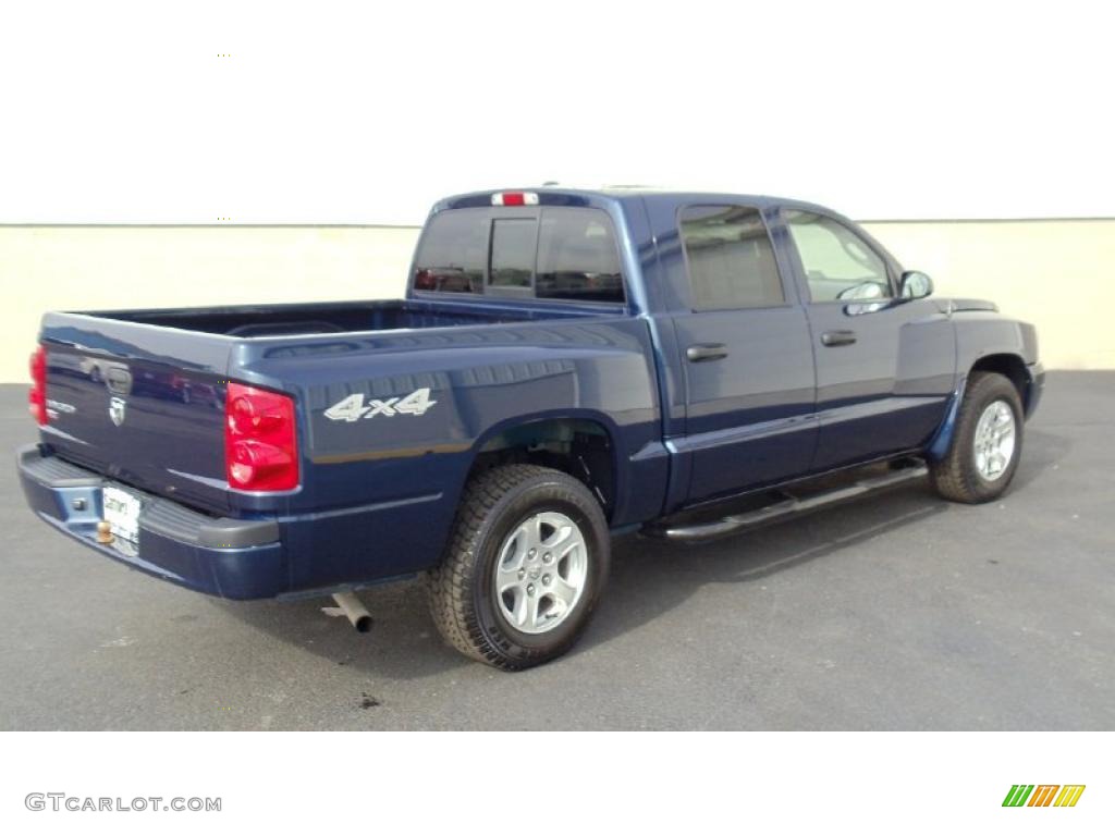 Patriot Blue Pearl 2007 Dodge Dakota SLT Quad Cab 4x4 Exterior Photo #46029088