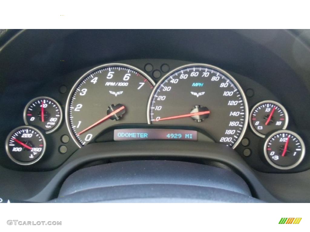 2010 Chevrolet Corvette Coupe Gauges Photo #46029187