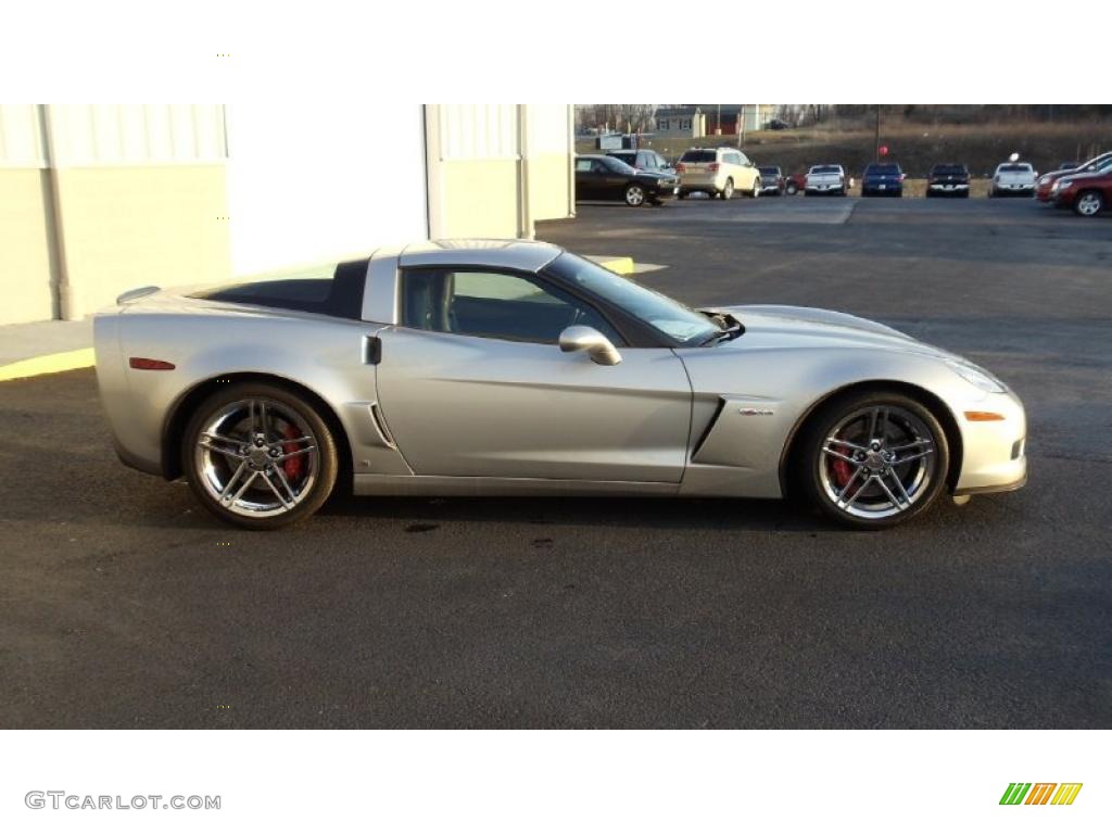 2007 Corvette Z06 - Machine Silver Metallic / Ebony photo #4