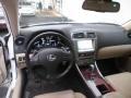 2008 Lexus IS Cashmere Beige Interior Dashboard Photo