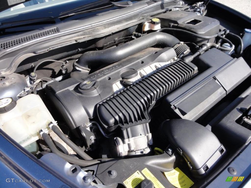 2006 Volvo S40 T5 AWD 2.5L Turbocharged DOHC 20V VVT 5 Cylinder Engine Photo #46032798