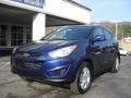 2011 Iris Blue Hyundai Tucson GLS  photo #2