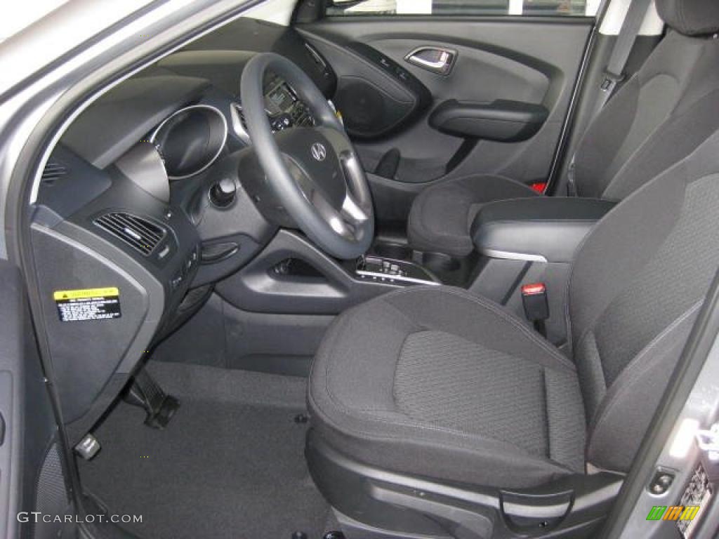 Black Interior 2011 Hyundai Tucson GL Photo #46033506