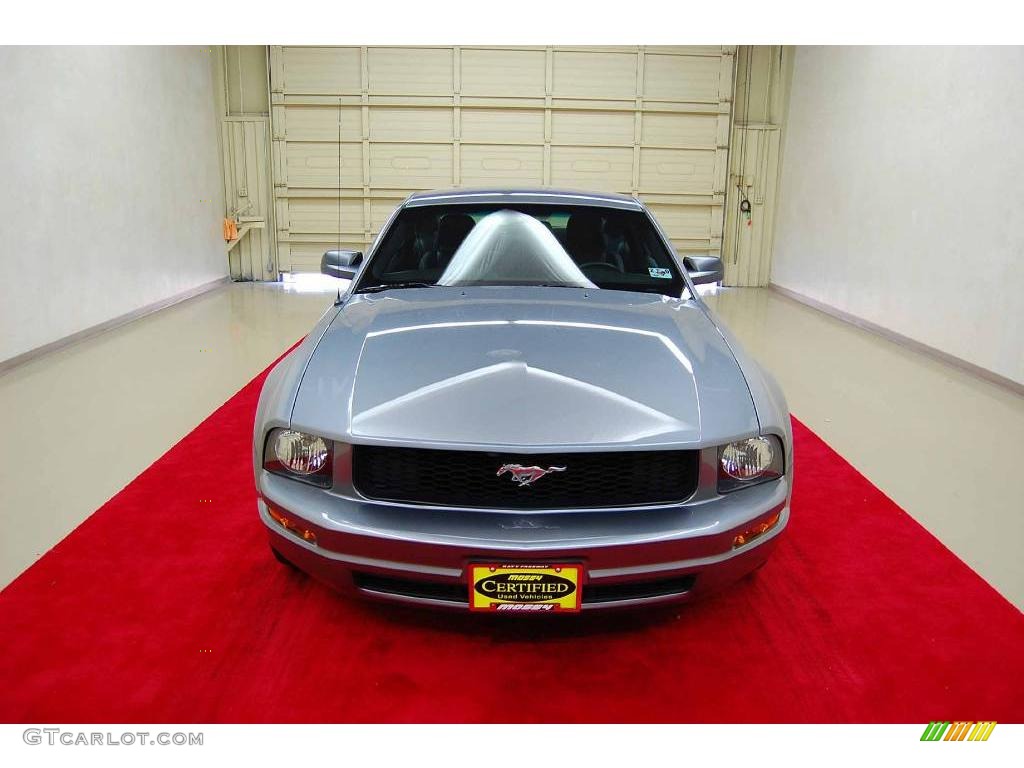 2007 Mustang V6 Premium Coupe - Windveil Blue Metallic / Dark Charcoal photo #3