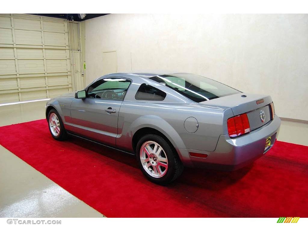 2007 Mustang V6 Premium Coupe - Windveil Blue Metallic / Dark Charcoal photo #5