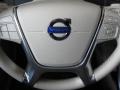 2011 Volvo XC60 Soft Beige/Esspresso Brown Interior Steering Wheel Photo