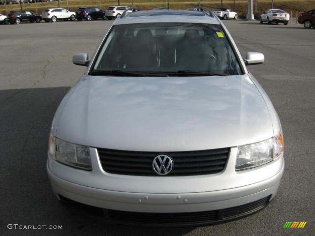 2001 Passat GLX V6 4Motion Wagon - Satin Silver Metallic / Black photo #3