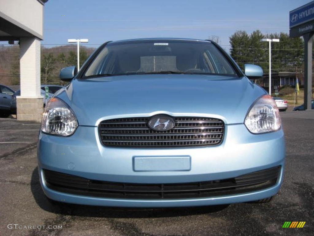Ice Blue 2011 Hyundai Accent GLS 4 Door Exterior Photo #46034370