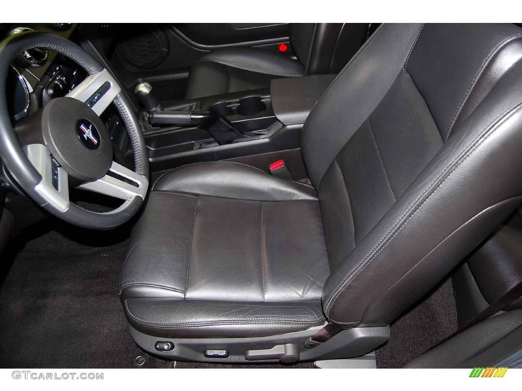 2007 Mustang V6 Premium Coupe - Windveil Blue Metallic / Dark Charcoal photo #17