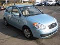 Ice Blue 2011 Hyundai Accent GLS 4 Door Exterior