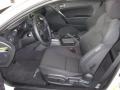 Black Cloth 2011 Hyundai Genesis Coupe 2.0T Interior Color