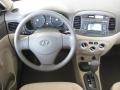 2011 Hyundai Accent Beige Interior Dashboard Photo