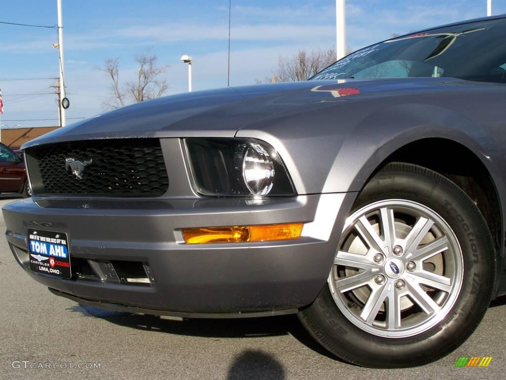 2007 Mustang V6 Premium Coupe - Tungsten Grey Metallic / Light Graphite photo #2