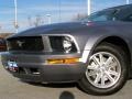 2007 Tungsten Grey Metallic Ford Mustang V6 Premium Coupe  photo #2